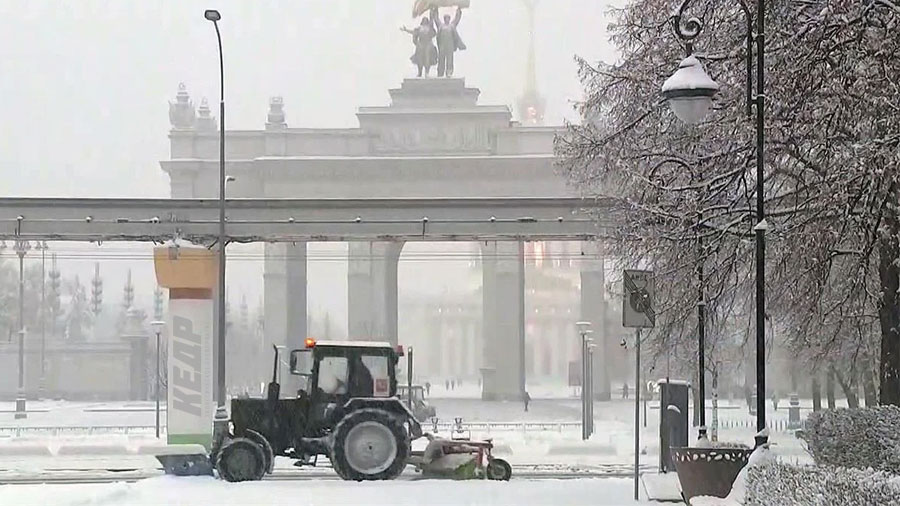 Количество снега в Москве бьёт рекорды